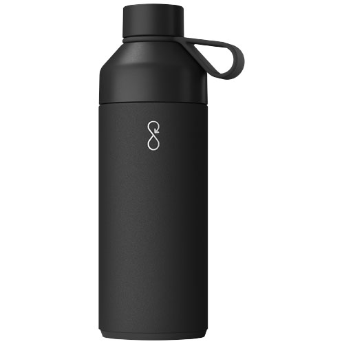 Big Ocean Bottle 1 L vakuumisolierte Flasche - obsidian-schwarz