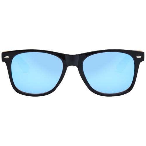 Hue Sonnenbrille mit Bambusbügeln - blau / natur