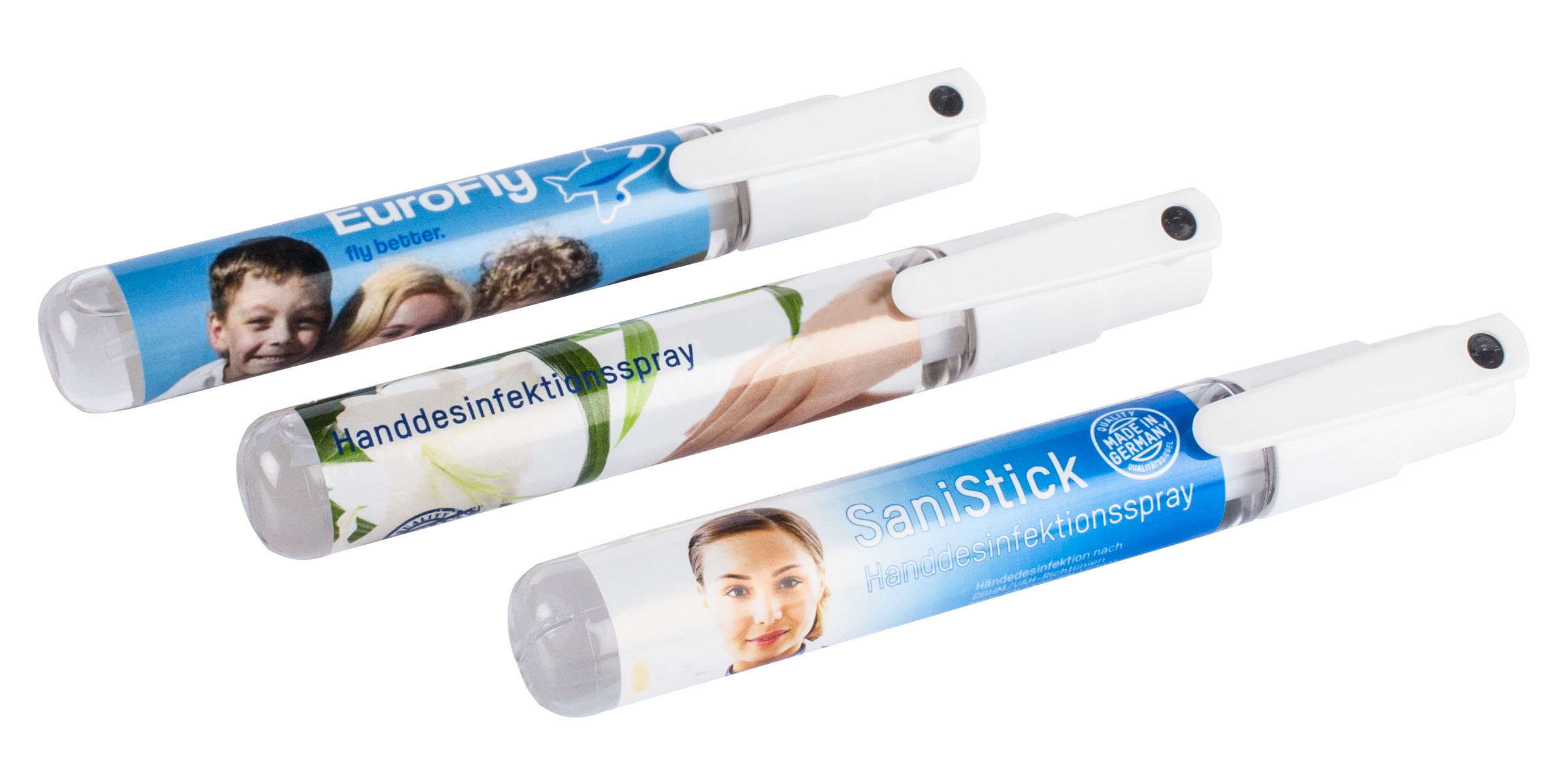 Handdesinfektionsspray "SaniStick Clip"
