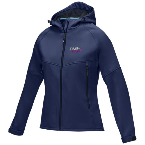 Coltan Softshelljacke aus recyceltem Material für Damen - navy / XS