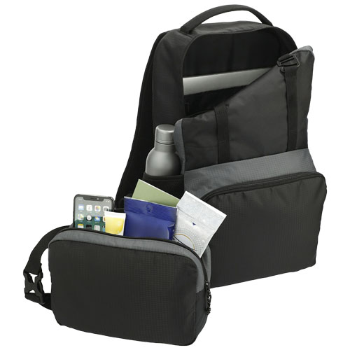 Trailhead 15" GRS recycelter zweifarbiger Laptop-Rucksack 14 L