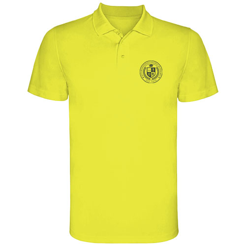Monzha 150 g/m² Sport Poloshirt für Herren - fluorgelb / S