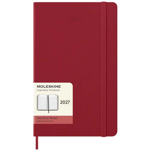 Moleskine Hardcover 12 Monate Tageskalender - scharlachrot