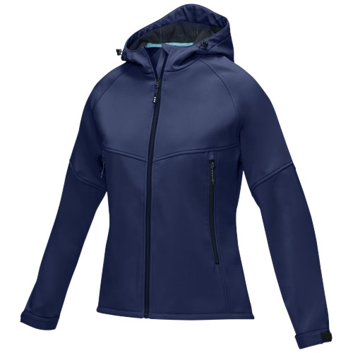 Coltan Softshelljacke aus recyceltem Material für Damen - navy / XS
