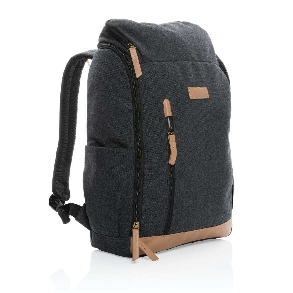 Impact AWARE™ 16 oz. r recyceltem canvas 15" Laptop-Rucksack