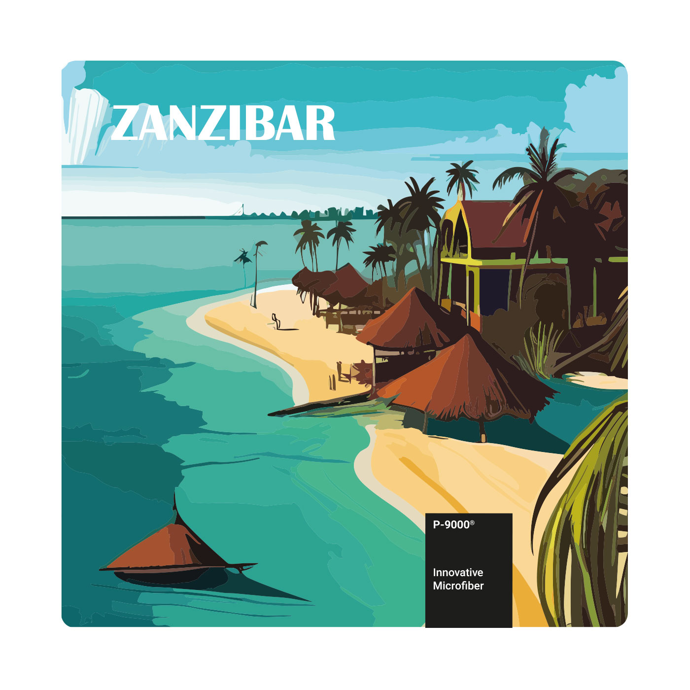 POLYCLEAN Displaytuch 18x18 cm im Polybeutel, All-Inclusive-Paket