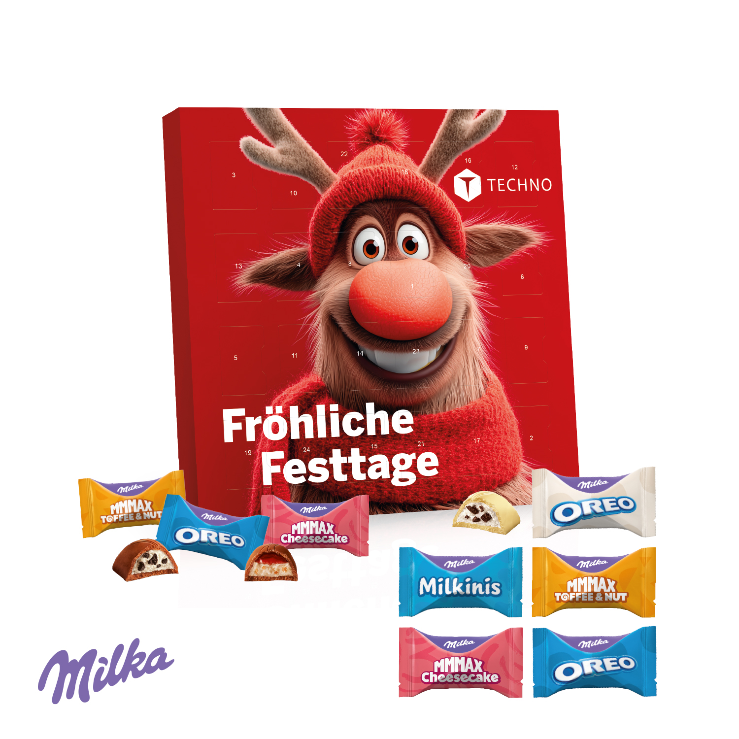 Tisch-Adventskalender Milka Favourites