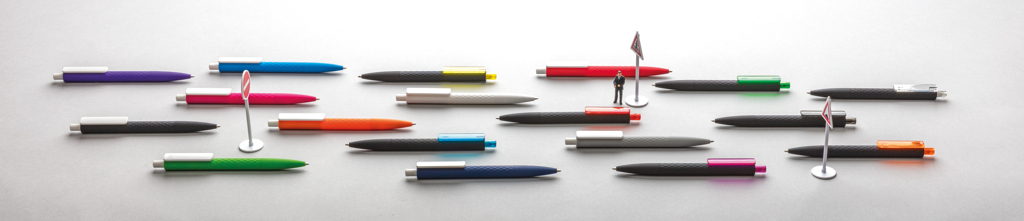 X3-Stift mit Smooth-Touch aus RCS recyceltem ABS