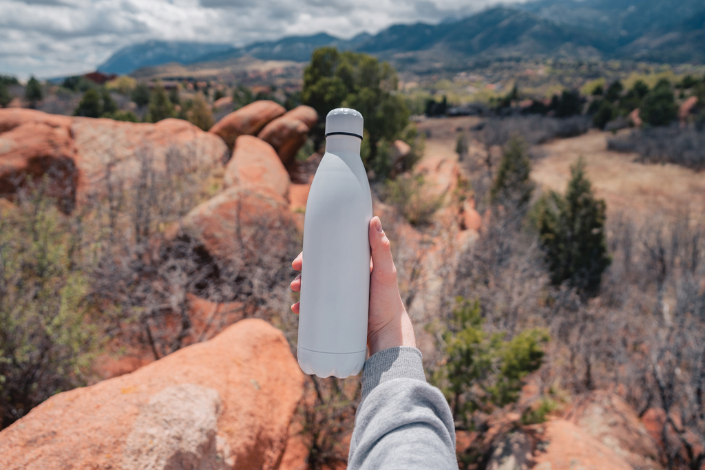 Solid Color Vakuum Stainless-Steel Flasche 750ml