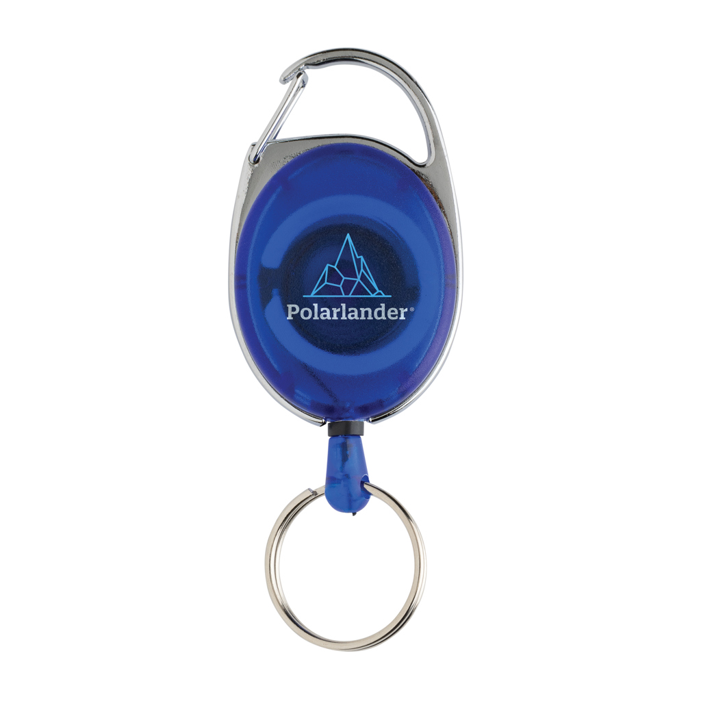 Roller-Clip-Schlüsselanhänger aus RCS recyceltem ABS