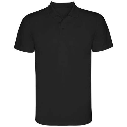 Monzha 150 g/m² Sport Poloshirt für Kinder - schwarz / 4
