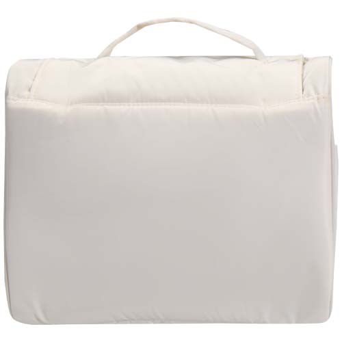 Puffer GRS recycelte aufhängbare Kulturtasche 8L - sandstone