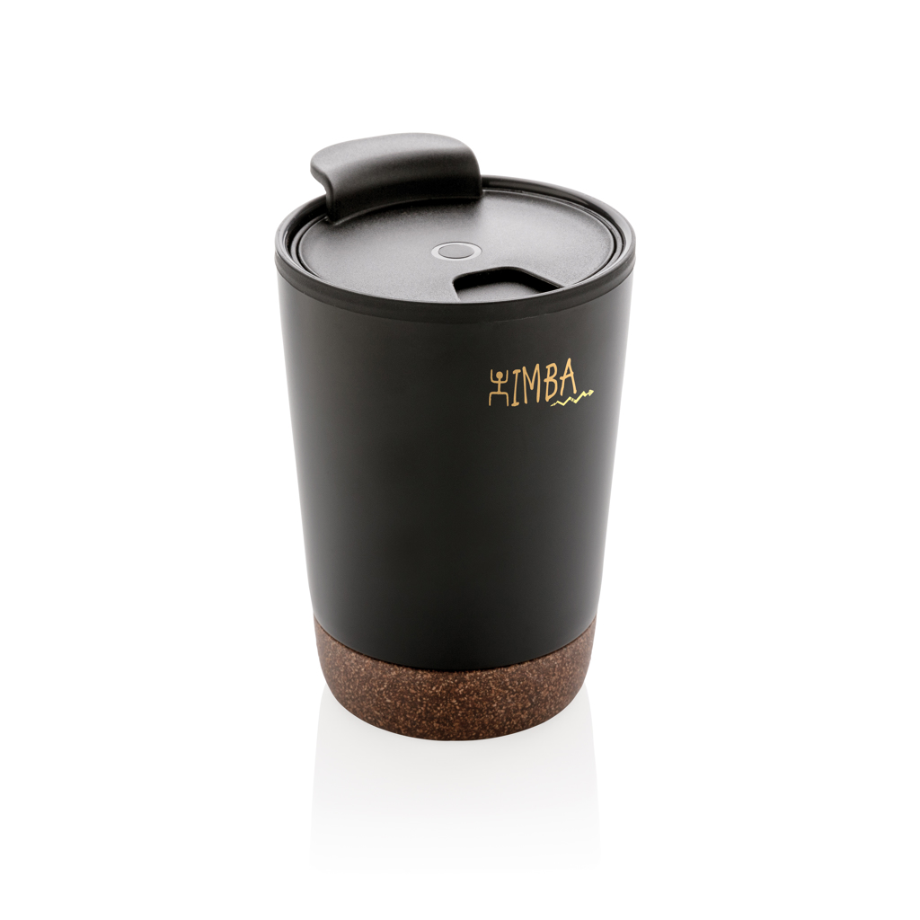 RCS recycelter Edelstahl-Kaffeebecher mit Kork