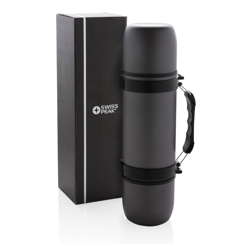 Thermosflasche mit 2 Bechern