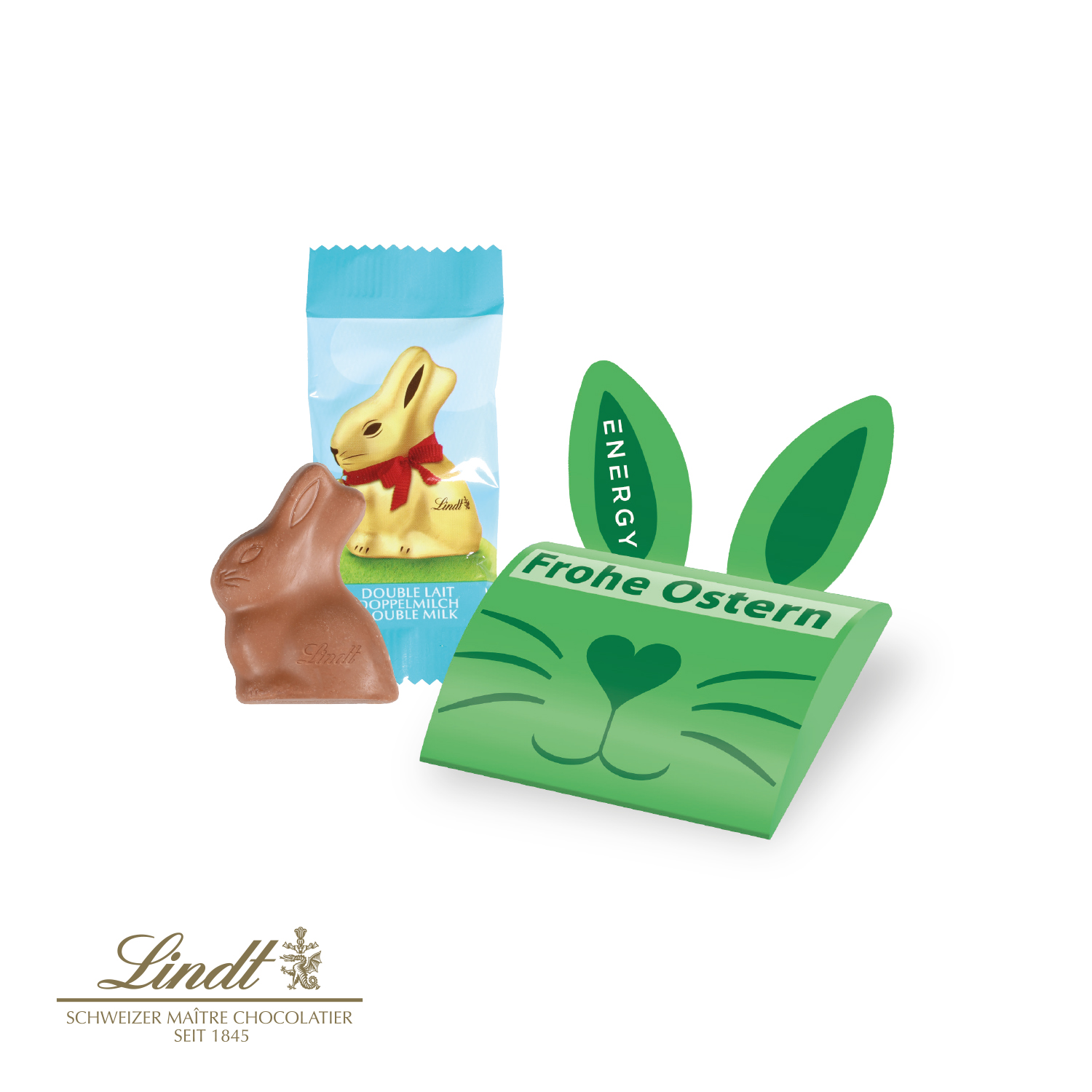 Lindt 2D-Goldhäschen im Werbebriefchen