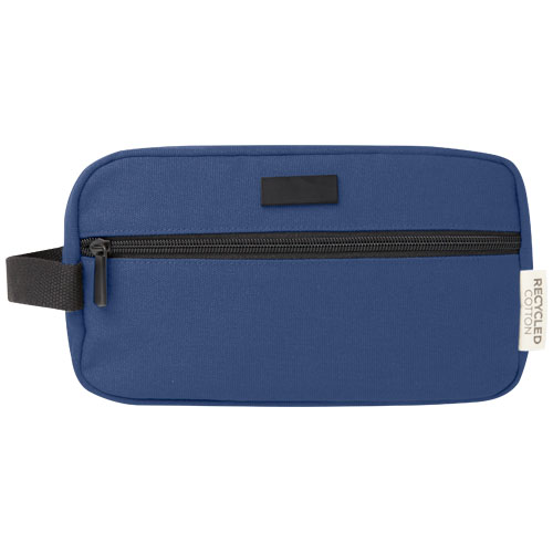 Joey Kosmetiktasche aus GRS recyceltem Canvas 3,5 L - navy