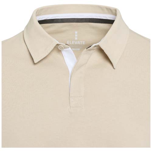 Clyde Rugby Polo Sweatshirt Unisex - oatmeal / XS