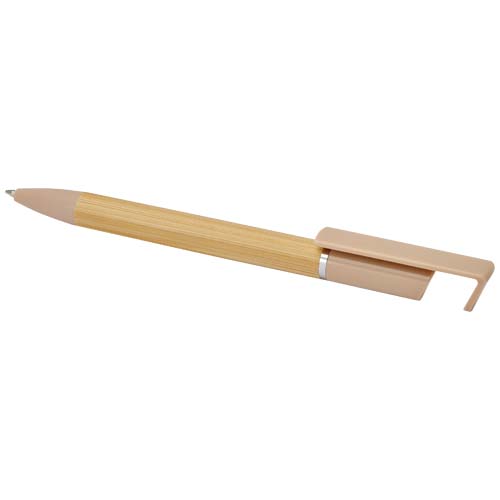 Delfina Stift Smartphoneständer (blaue Mine) - oatmeal