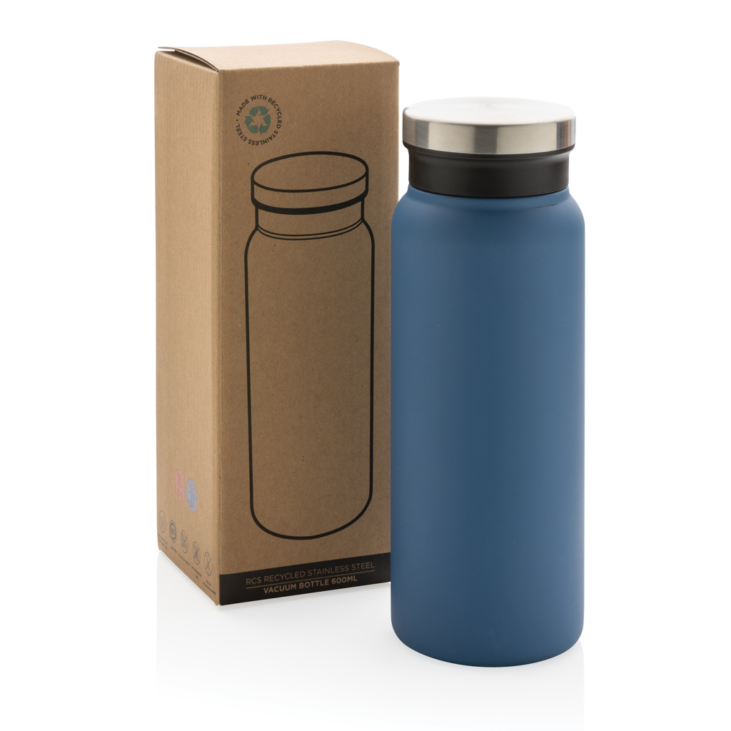 RCS recycelte Stainless Steel Vakuumflasche 600ml