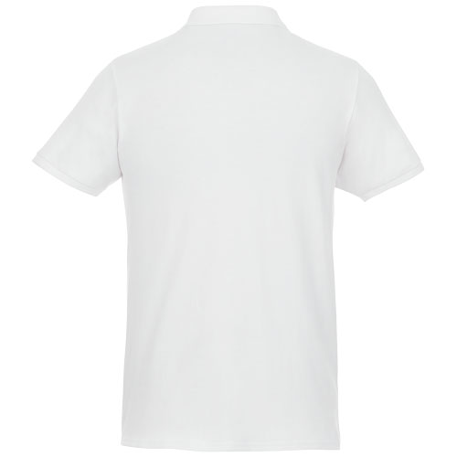 Beryl Poloshirt aus Bio-Recyclingmaterial für Herren - weiss / XS