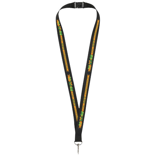 Lago Lanyard mit Sicherheitsverschluss - schwarz