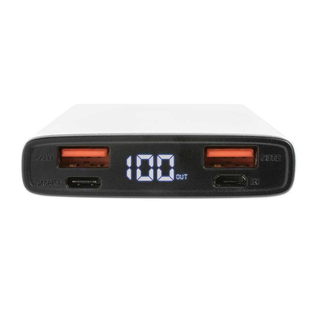 18W PD Powerbank mit 10.000 mAh aus Aluminium