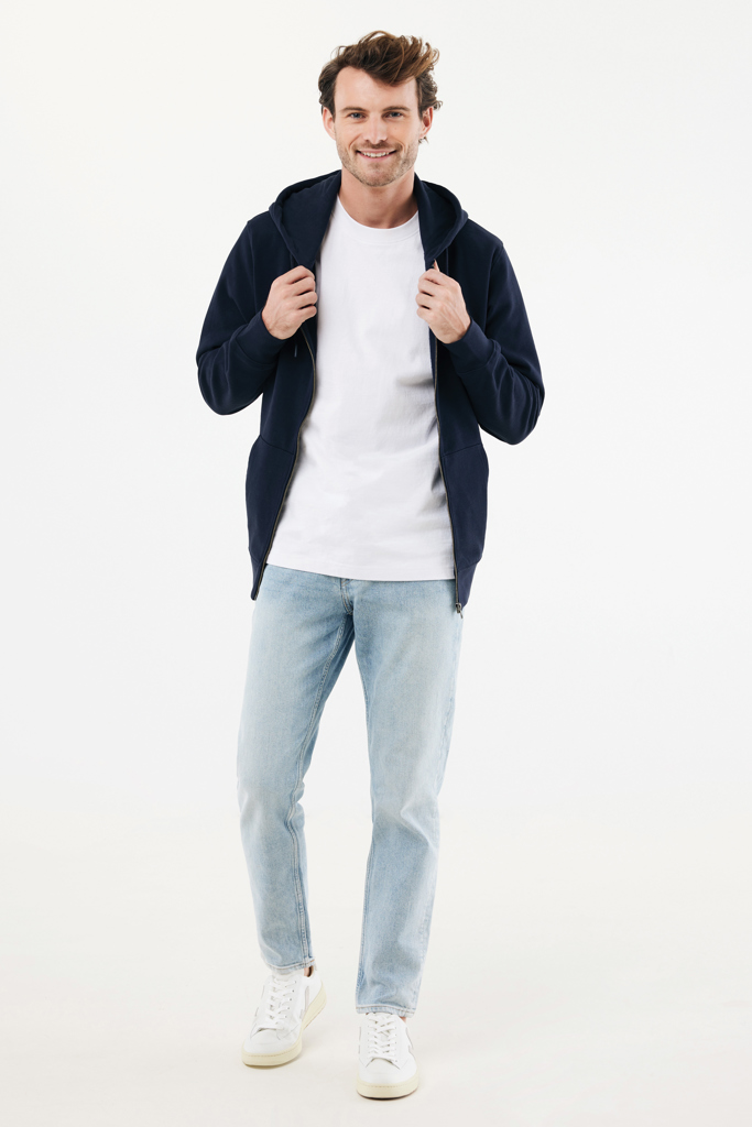 IQONIQ Abisko Zip-Kapuzenpullover aus recycelter Baumwolle