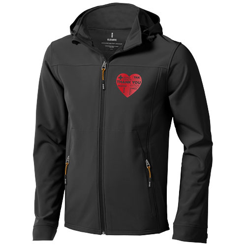 Langley Softshelljacke für Herren - anthrazit / XL
