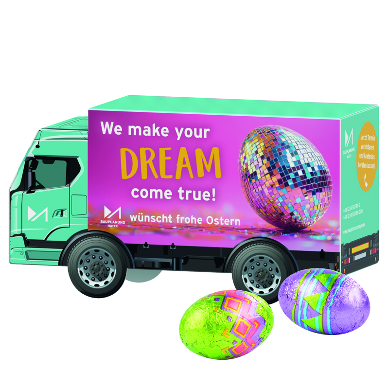 3D Präsent LKW Ostern