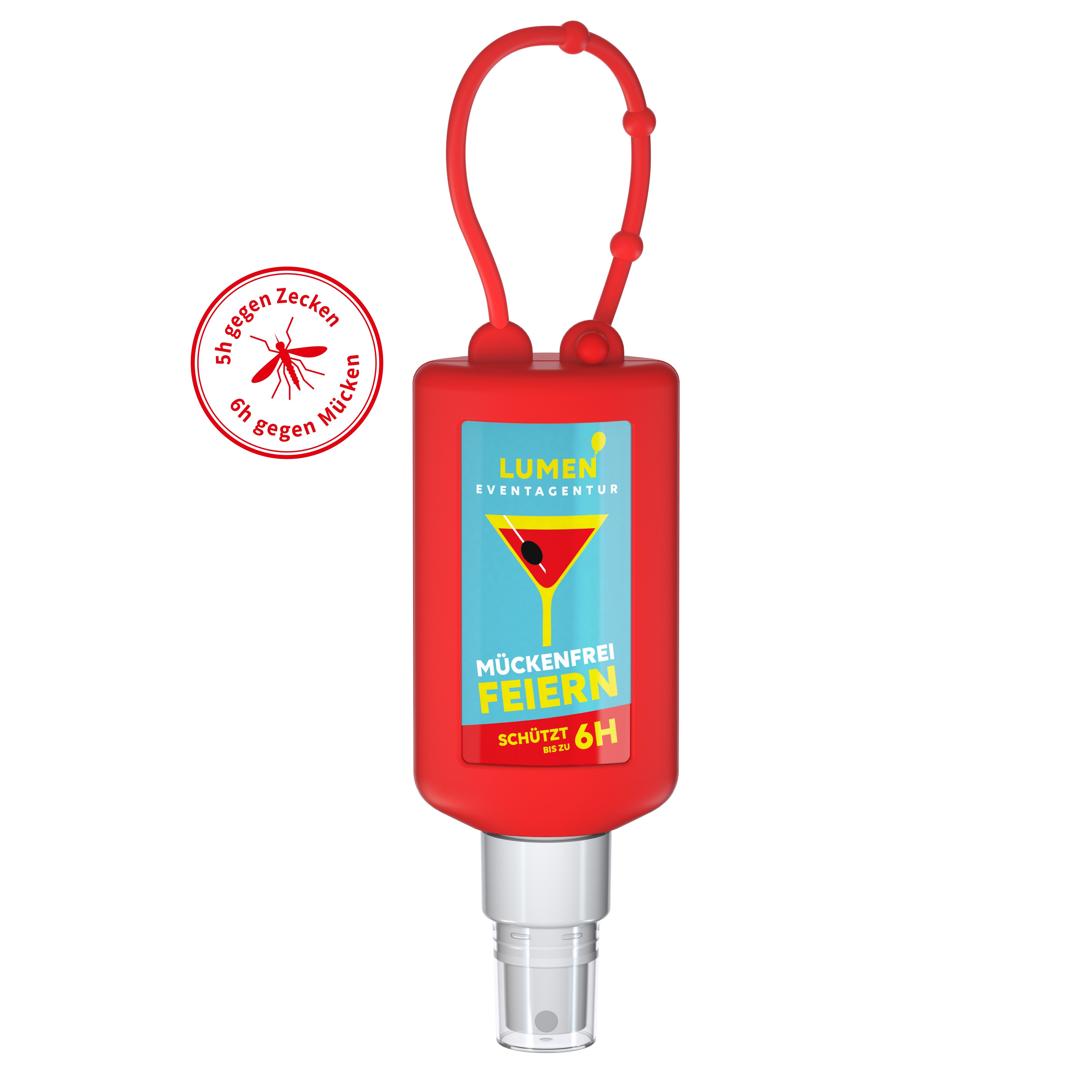 Insektenschutzspray (sensitiv), 50 ml Bumper rot, Body Label