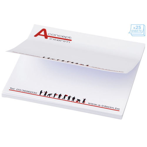 Sticky-Mate® Haftnotizen 75x75 mm - weiss / 25 Seiten