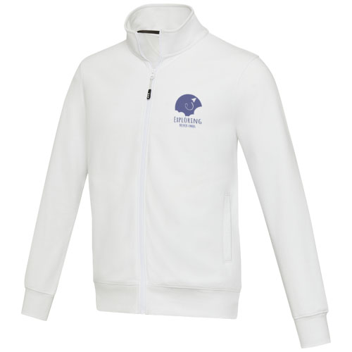 Galena 320 g/m² Aware™ Sweatjacke aus recyceltem Material Unisex - weiss / XS