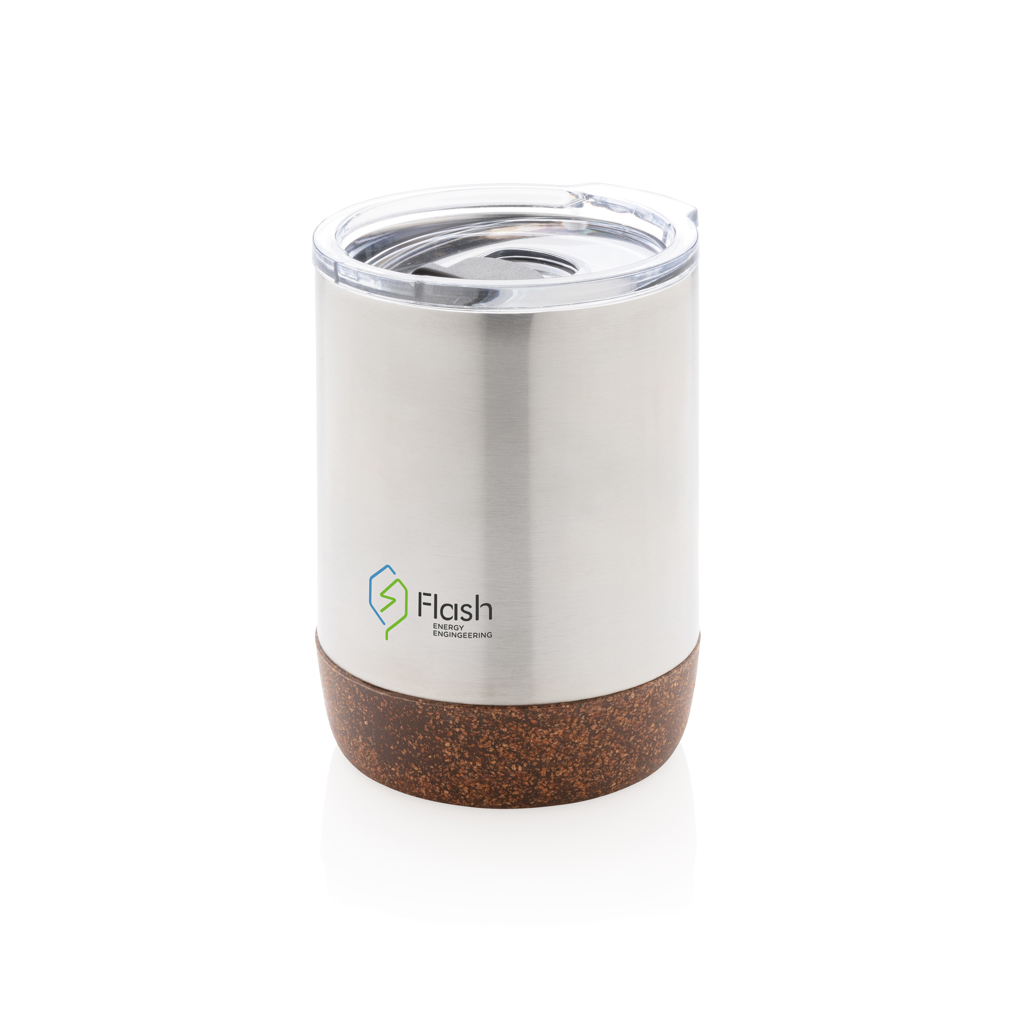 Kleine Vakuum-Kaffeetasse aus RCS rSteel & Kork