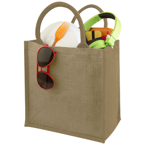 Chennai Jute Tragetasche 16L - natur