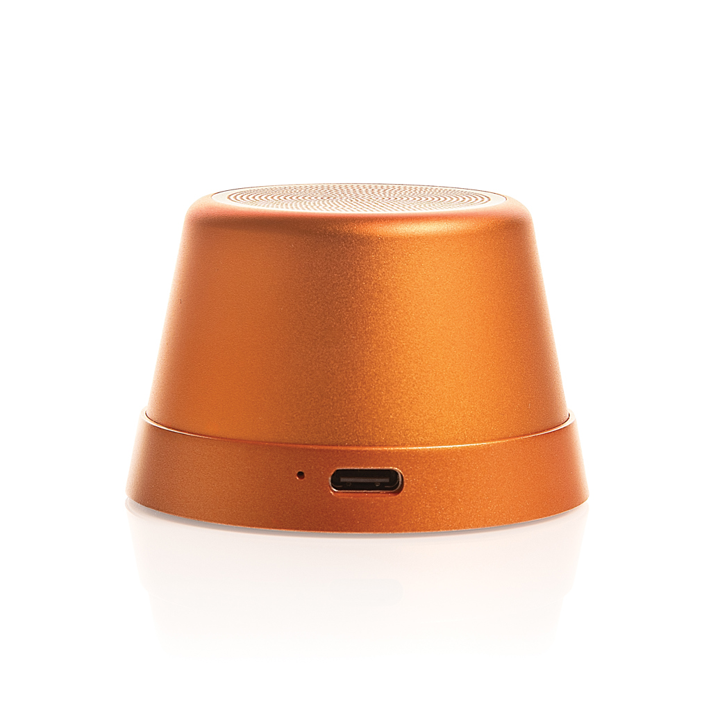 Nivio magnetischer 5W-Speaker aus RCS recyceltem Aluminium