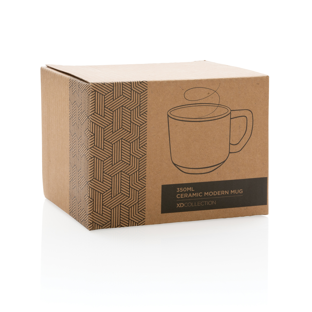 Moderne Keramiktasse, 350ml