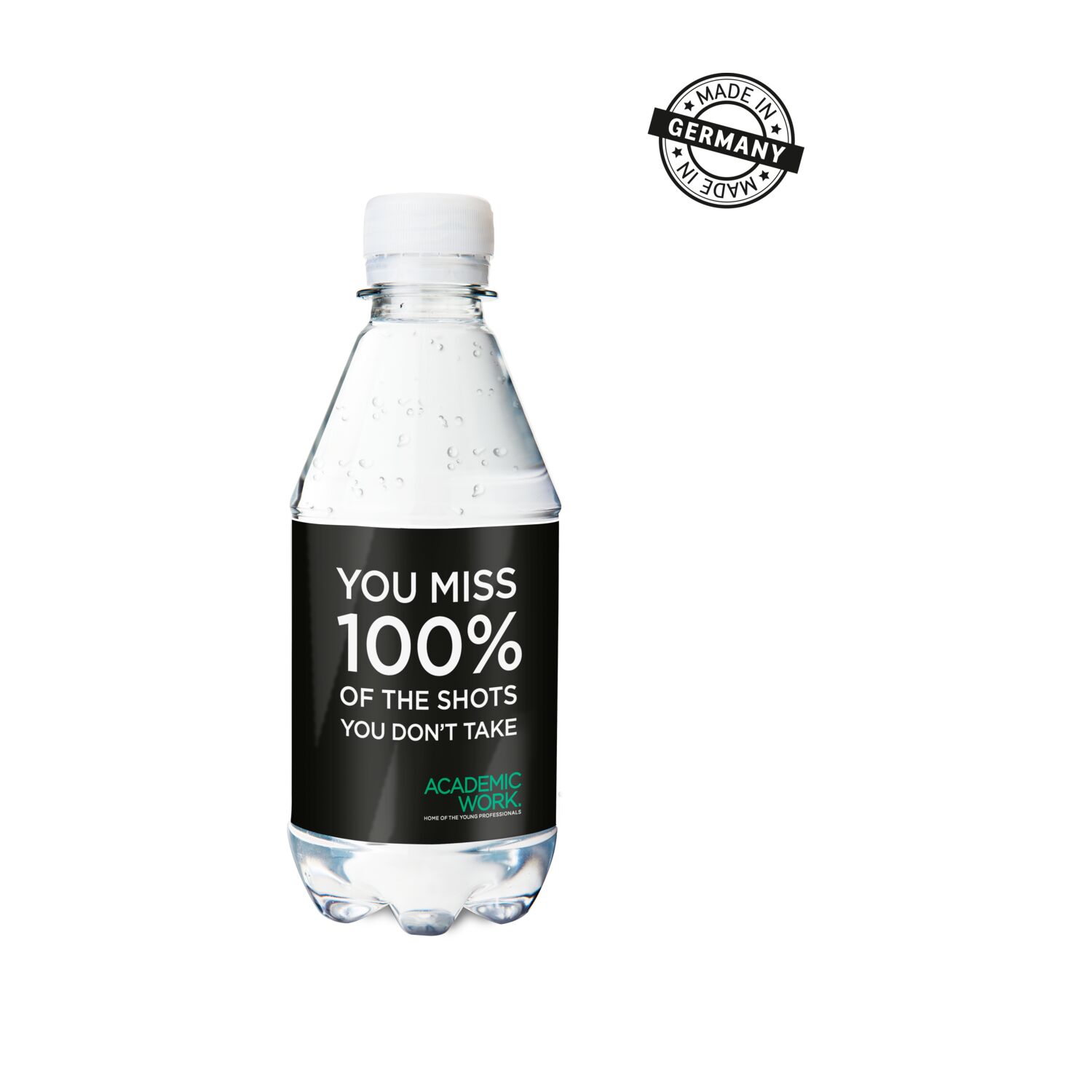 330 ml PromoWater - Mineralwasser - Folien-Etikett