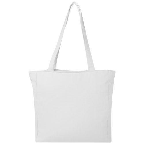 Trace Weekender 500 g/m²  Aware™ recycelte Tragetasche - weiss