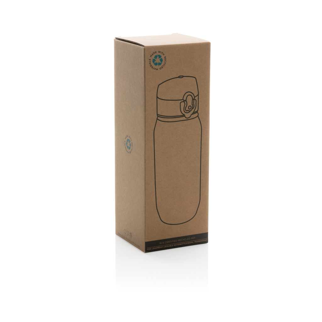 Yide RCS  rPET verschließbare Wasserflasche 600ml
