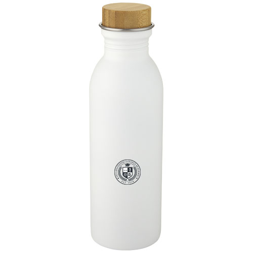 Kalix 650 ml Sportflasche aus Edelstahl - weiss