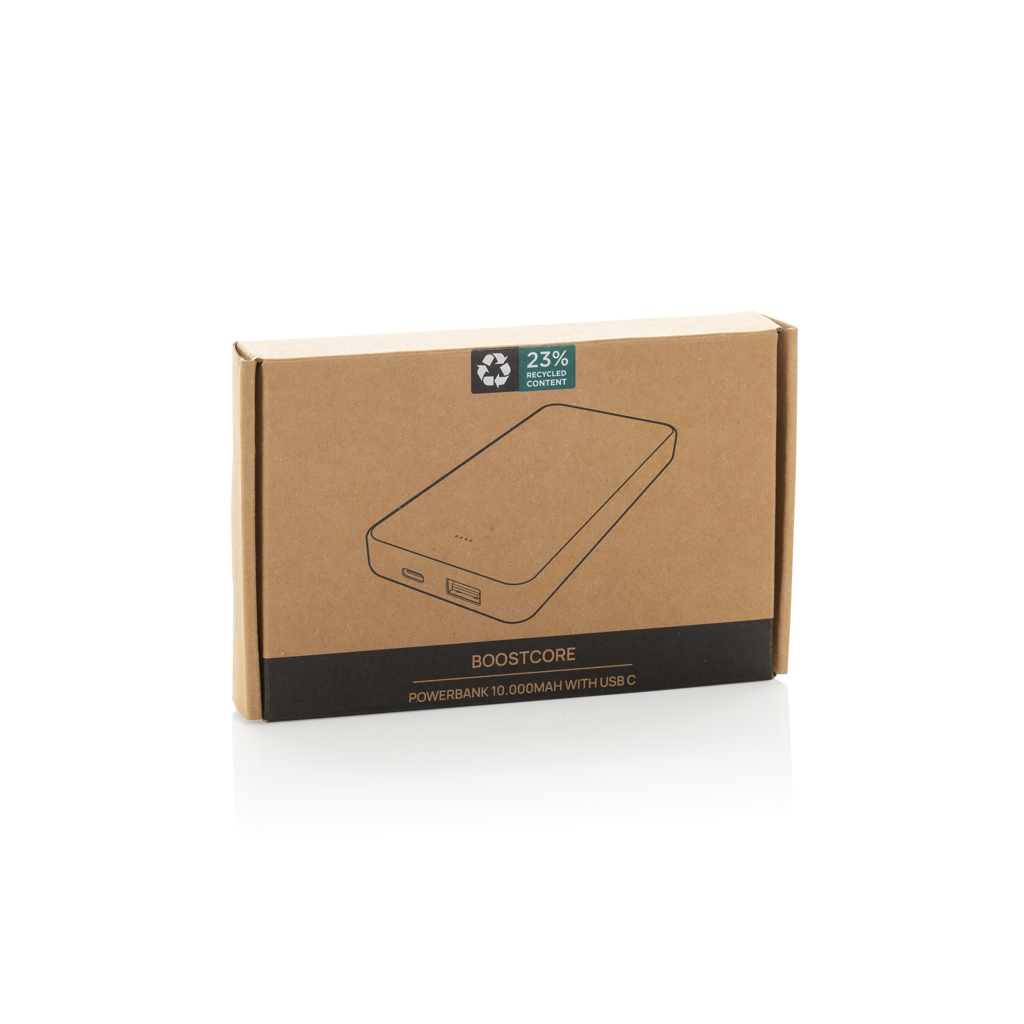 Boostcore 10.000mAh Powerbank aus RCS rec. Kunststoff