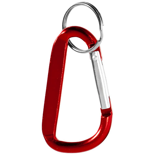 Timor RCS Karabiner Schlüsselanhänger aus recyceltem Aluminium  - rot