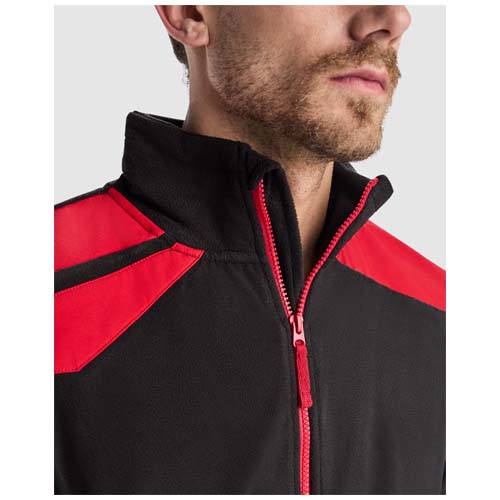 Terrano Mikrofleecejacke, unisex - schwarz / rot / S