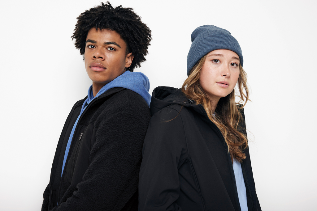 IQONIQ Diran Fleecejacke aus recyceltem Polyesterflor