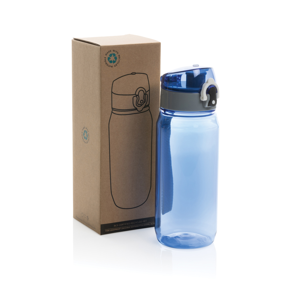 Yide RCS  rPET verschließbare Wasserflasche 600ml