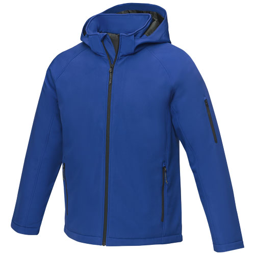 Notus wattierte Softshell Herrenjacke - blau / S
