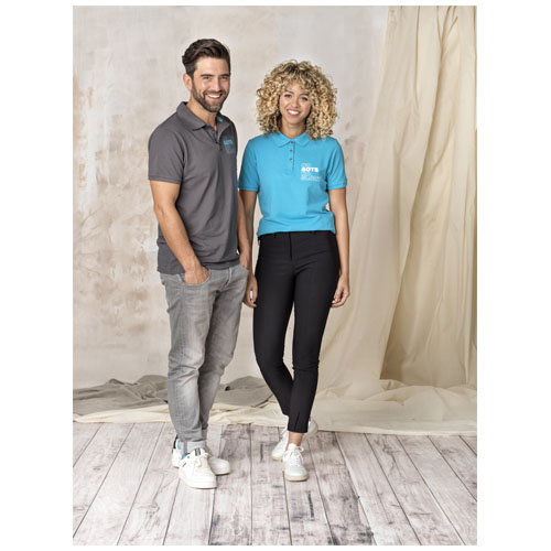 Beryl Poloshirt aus Bio-Recyclingmaterial für Herren - weiss / XS