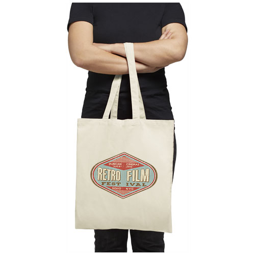Carolina 100 g/m² Baumwoll Tragetasche 7L - natural