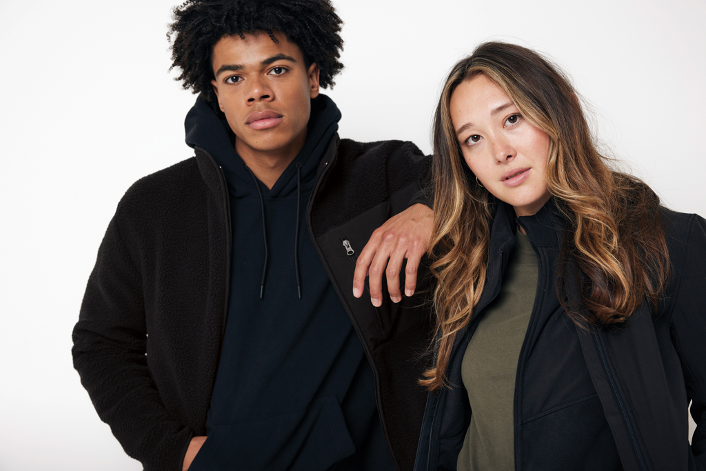 IQONIQ Diran Fleecejacke aus recyceltem Polyesterflor