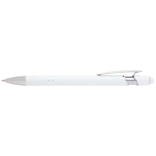 Kish Kugelschreiber mit silbernem Finish  - weiss